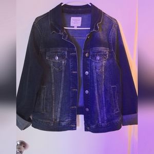 Torrid dark hue denim jacket, size 1